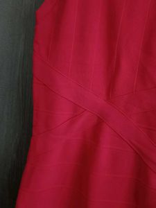 Red Bodycon Dress With Tags