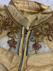 Designer Golden Blouse