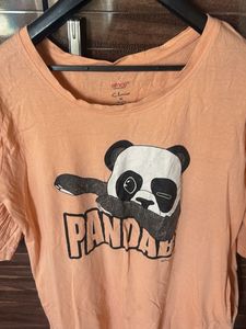 Cute Panda Graphic Tee