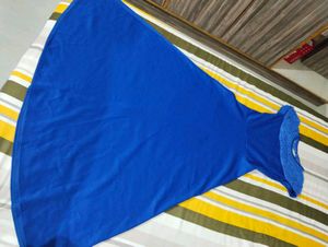 Elegant Blue Maxi Dress