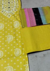 3 Piece Cambric Cotton Suits