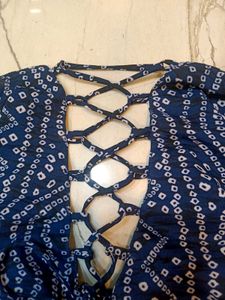 Viral Halter Neck N Back Criss-cross Kurti🎀✨