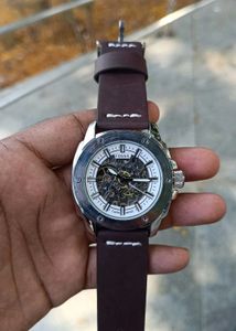 Fossil Automatic Watch | Brown Leather