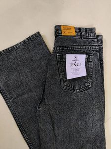 Acid Wash Wide Leg Jeans