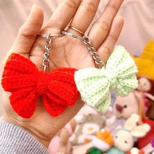 Crochet Bow Keychains
