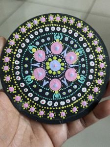Hand-Painted Mandala Coaster