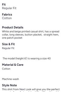 New Look Cotton Men Shirt