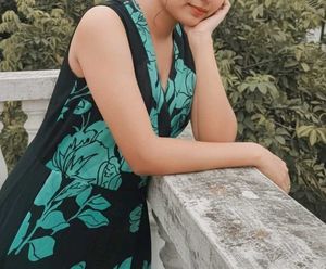 Floral Print Wrap Dress