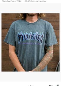 THRASHER grey Tshirt For Mens