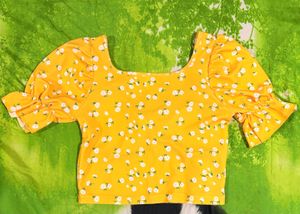 Sunmer Floral Crop Top