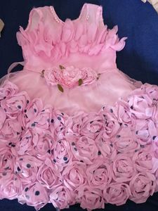 Cute Pink Floral Dress