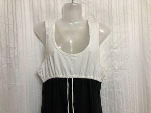Nautica White &amp; Black Mini Dress