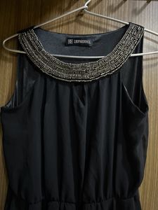 Designer embellished sleeveless Dress
