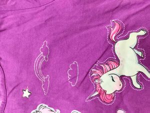 Combo -Girls&#39; Tees - Unicorn &amp; Believe