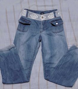 VINTAGE DOLCE & GABBANA lacey Low Rise Jeans
