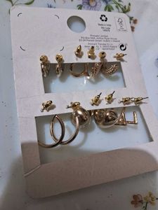 Earring Set Of Six New
