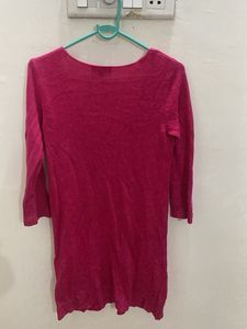 Express Pink Sweater Dress