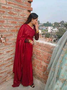 Provided Bollywood Georgette Saree