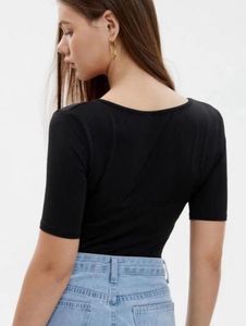 Black Bodysuit Top