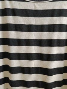 Striped Puff Sleeve Top