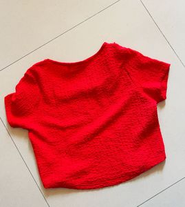 Red Crop Top | Ginger Lifestyle | Worn Once