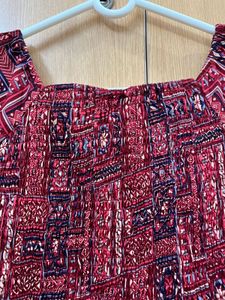 Printed Crop Top
