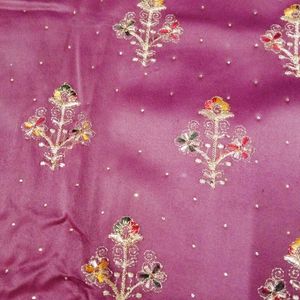 Purple Dress Material