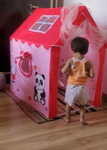 Kids Play Tent - Pink Panda Design