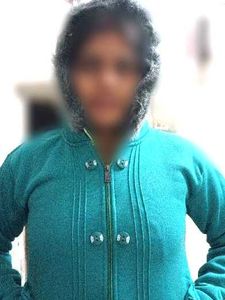 Stylish Teal Fur Hooded Jacket