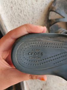 Comfortable Black Crocs Slides