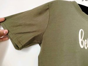 Olive Women Trendy T-shirt