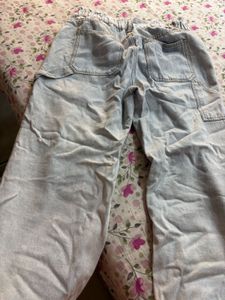 Stylish Light Blue Denim Joggers