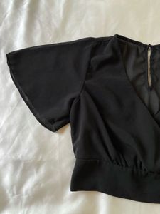 Shein Black Crop Top