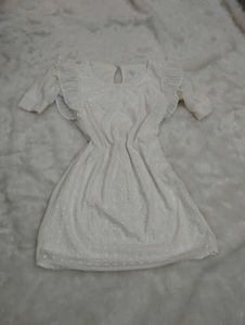 Imported Strchable Georget Chickenkari Dress