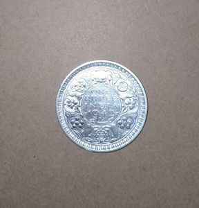 Year 1942 1 Rupee Silver Coin
