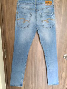 Light Blue Denim Jeans For Men