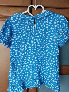 Blue Comfy Summer Top