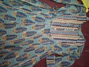 Elegant Green Printed Kurta With Plazo Dupatta