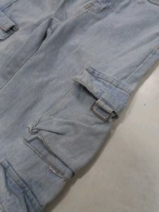 Cargo Denim Pants