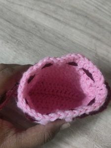 Crochet Drawstring Pouch