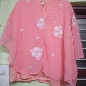 Elegant Pink Floral Top