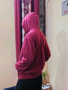 Lacoste marron color unisex hoodie