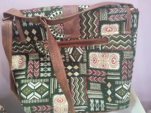 Ethnic Green Sling Bag