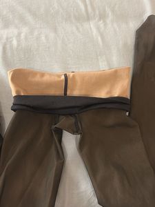 CALZEDONIA italian Brown Leggings warm stockings