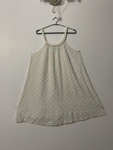 White Georgette Top