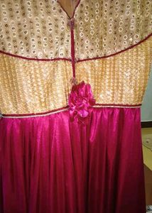 Cute magenta frock🎀