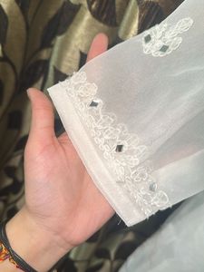 White Chikankari Kurta
