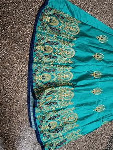 Peacock 🦚 Colour Xxl Anarkali Ethnic Gown..