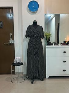 Polka Dot Maxi Dress