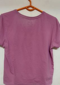 Cute Purple Graphic Tee